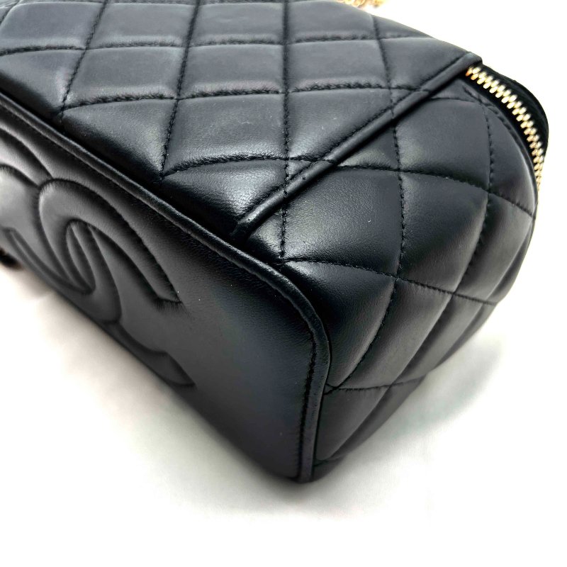 CHANEL 羊皮化妝箱 Vanity Case 手提肩背兩用袋-5