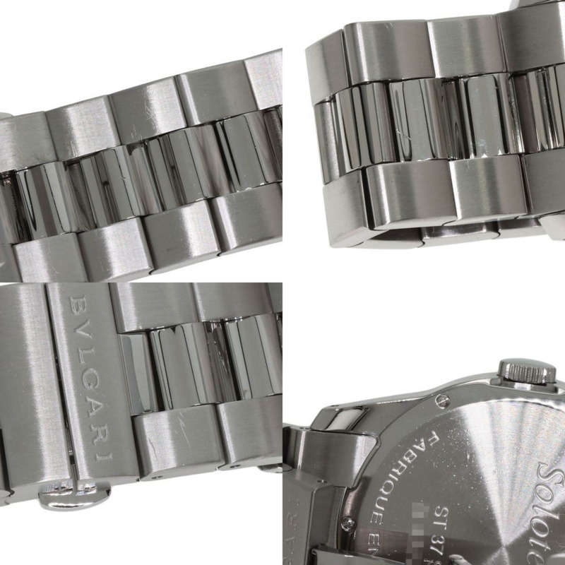 寶格麗 ST37S Solotempo 不鏽鋼男士手錶-8