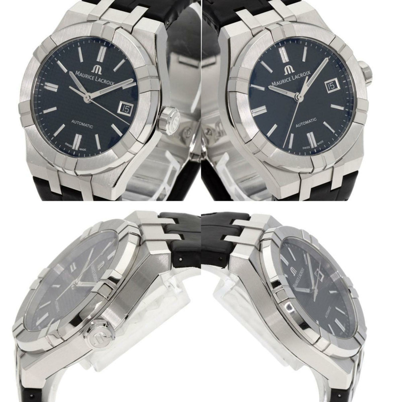 Maurice Lacroix AI6007 Aicon 39mm 不鏽鋼/皮革男士手錶-2