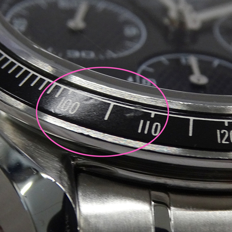 歐米茄超霸賽車系列 326.30.40.50.01.001 男士同軸自動計時腕錶，不鏽鋼材質，銀色和黑色拋光錶殼-12