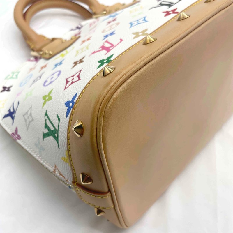 Louis Vuitton LV 村上隆 白三彩 Alma 艾瑪 手提包-2