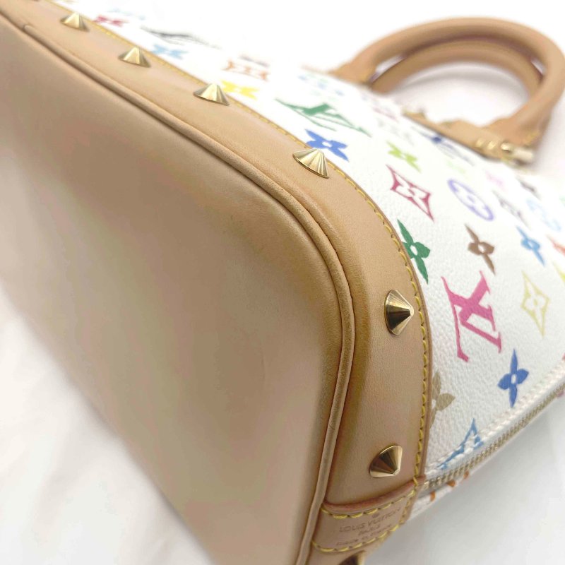 Louis Vuitton LV 村上隆 白三彩 Alma 艾瑪 手提包-3