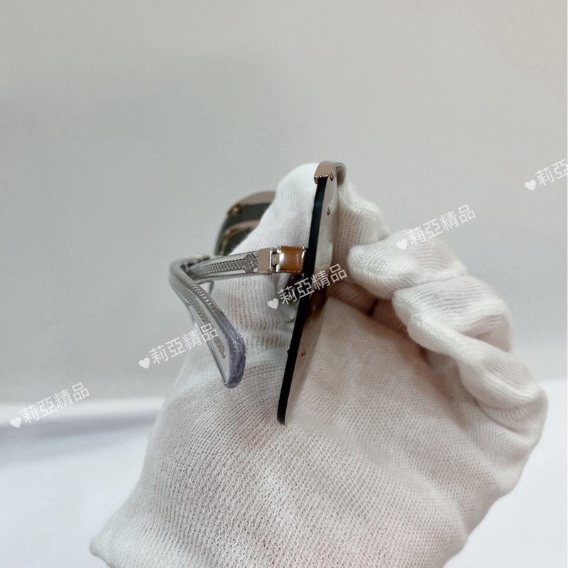 莉亞精品♡Chanel 71262 透明款墨鏡 二手美品-4