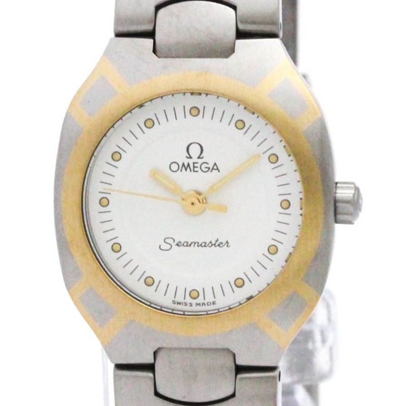 歐米茄海馬北極星系列 18K 金鋼石英腕錶 796.1022 拋光-0