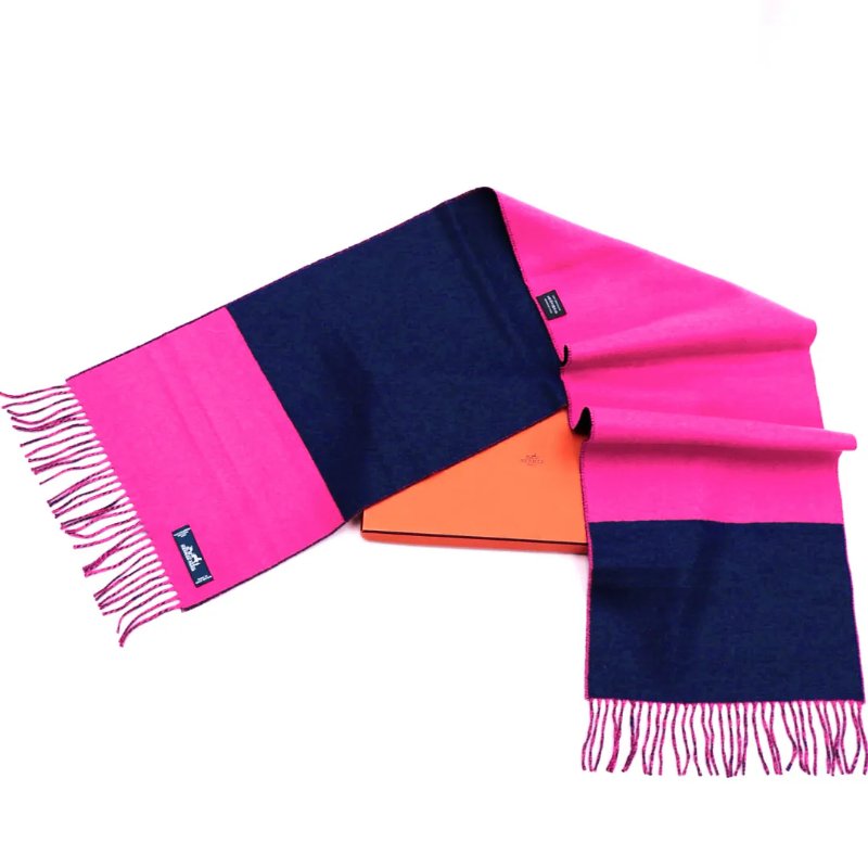 Hermés 愛馬仕 喀什米爾羊絨圍巾-3