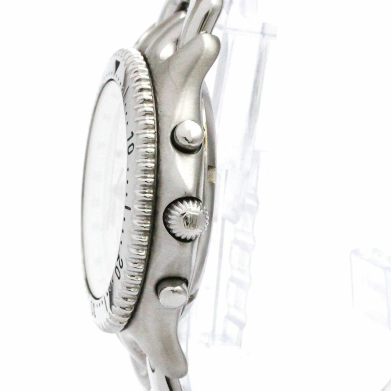 泰格豪雅 Sel 計時碼錶 200 公尺鋼質石英男式手錶 CG1111 拋光-3