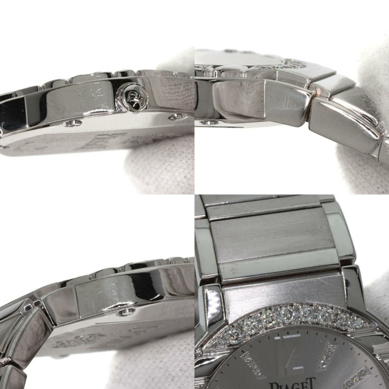 伯爵 P10140 Polo 鑽石腕錶，18K 白金/18K 白金/鑽石，女錶-6