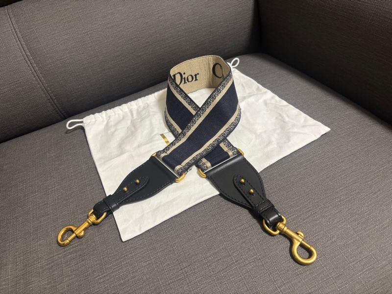 迪奧 Dior 肩背帶 背帶 刺繡背帶 ~(附專櫃盒子、防塵套)-2