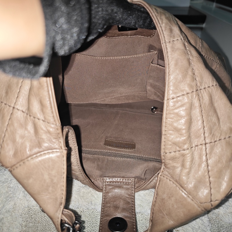 Chanel 油蠟牛皮 hobo 機場托特包-28