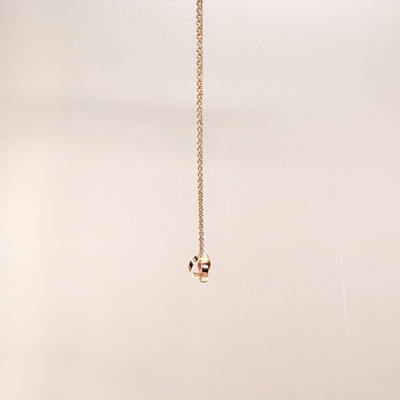 Cartier Love 雙環項鍊 鏈長44cm 新款 P字頭 18K玫瑰金 24年保卡-2