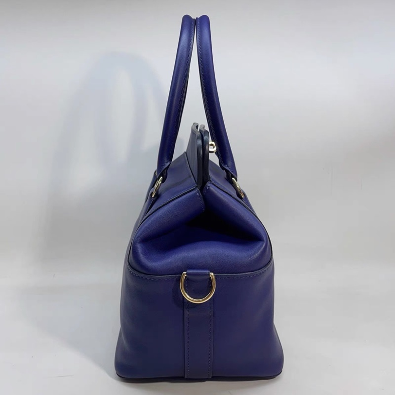 98新 💓 Hermes 愛馬仕 toolbox20牛奶包 牛奶盒子小號 D刻 鳶尾紫金扣-5