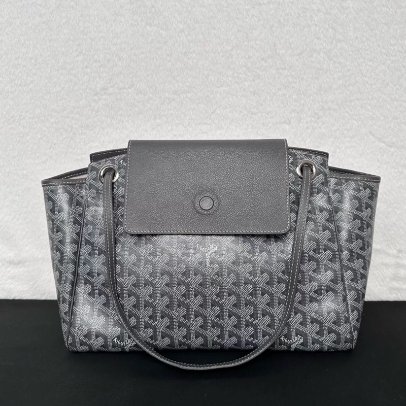 🈶購證 #全網最低 #櫃上斷貨 Goyard Rouette tote灰色-5