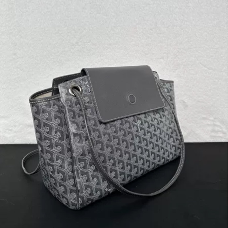🈶購證 #全網最低 #櫃上斷貨 Goyard Rouette tote灰色-6