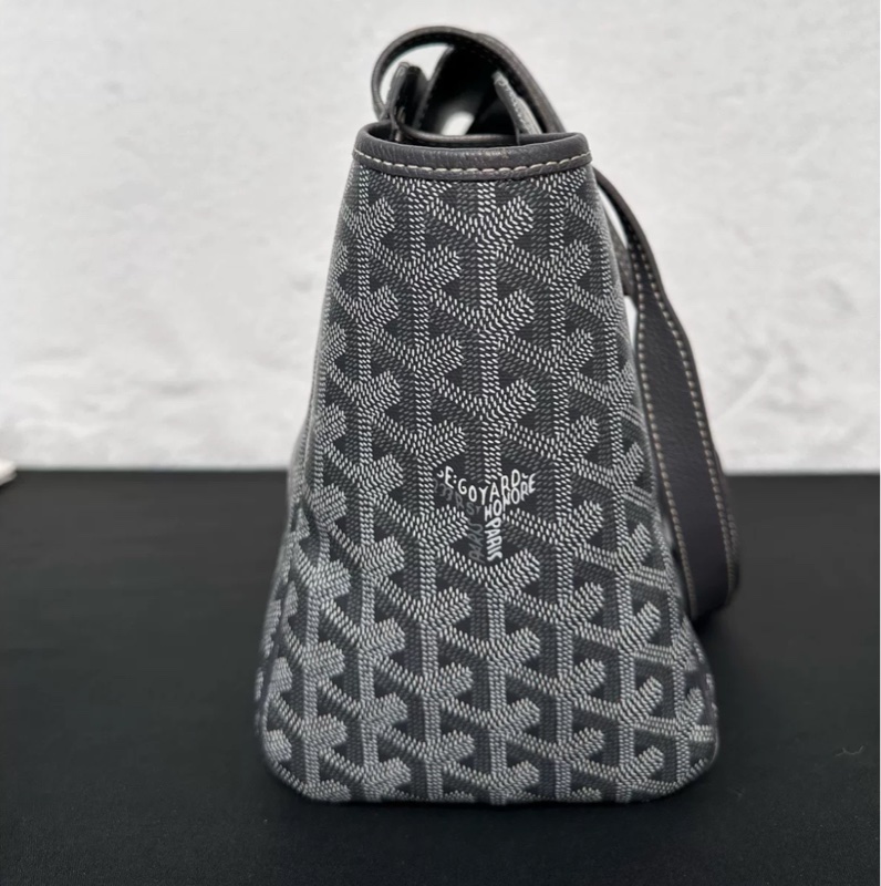 🈶購證 #全網最低 #櫃上斷貨 Goyard Rouette tote灰色-9