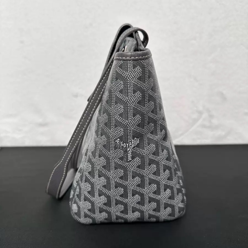 🈶購證 #全網最低 #櫃上斷貨 Goyard Rouette tote灰色-10