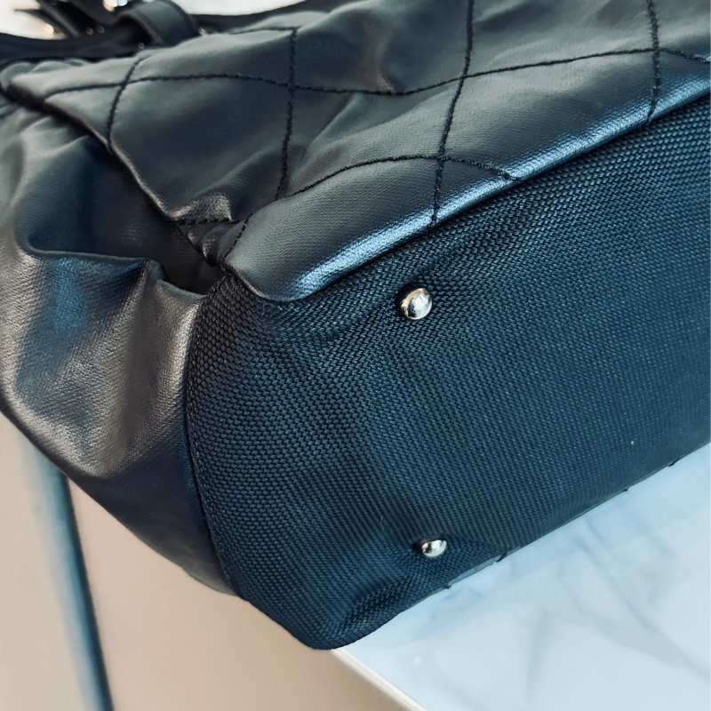 🉑肩背 #13萬入手 #全網最低 香奈兒黑銀托特包 巨甜價轉賣都賺錢💰超酷帥男女同款🔥-10