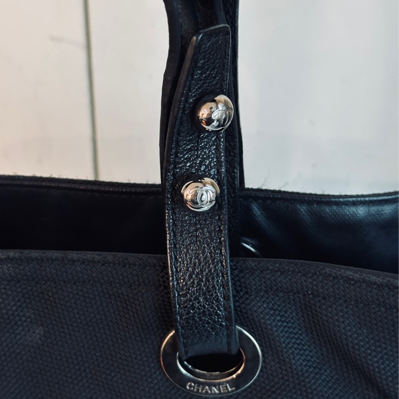 🉑肩背 #13萬入手 #全網最低 香奈兒黑銀托特包 巨甜價轉賣都賺錢💰超酷帥男女同款🔥-16