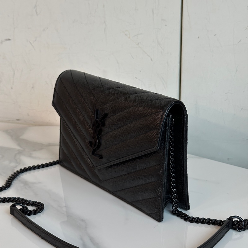 🈶購證 #全網最低 #99新閒置 Ysl SoBlack Woc魚子醬鏈袋斜挎包-4