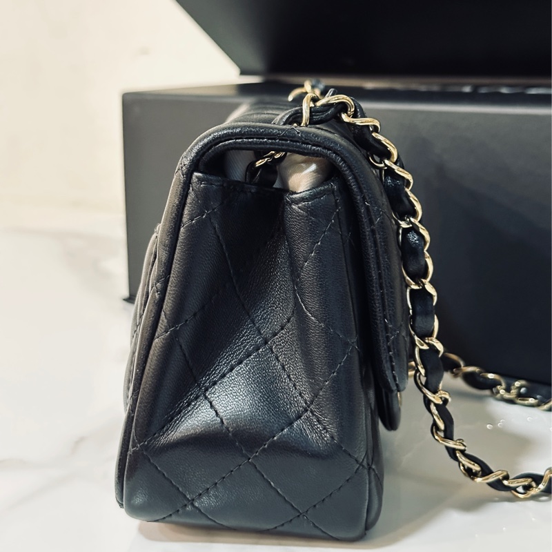 Chanel cf17黑金經典方胖子 芯片款 #全配全膜 #賠售全網最低價割愛 #這裡免配貨-9