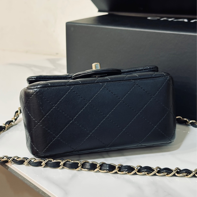 Chanel cf17黑金經典方胖子 芯片款 #全配全膜 #賠售全網最低價割愛 #這裡免配貨-10