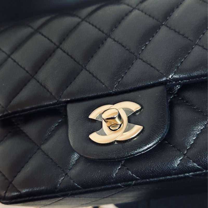 Chanel cf17黑金經典方胖子 芯片款 #全配全膜 #賠售全網最低價割愛 #這裡免配貨-12
