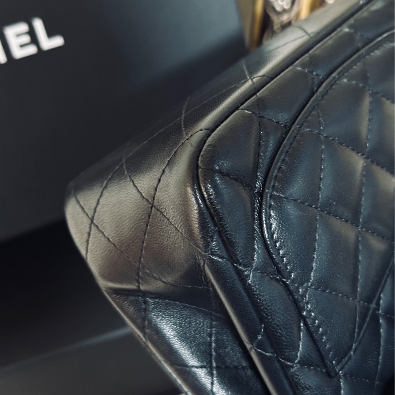 Chanel cf17黑金經典方胖子 芯片款 #全配全膜 #賠售全網最低價割愛 #這裡免配貨-15