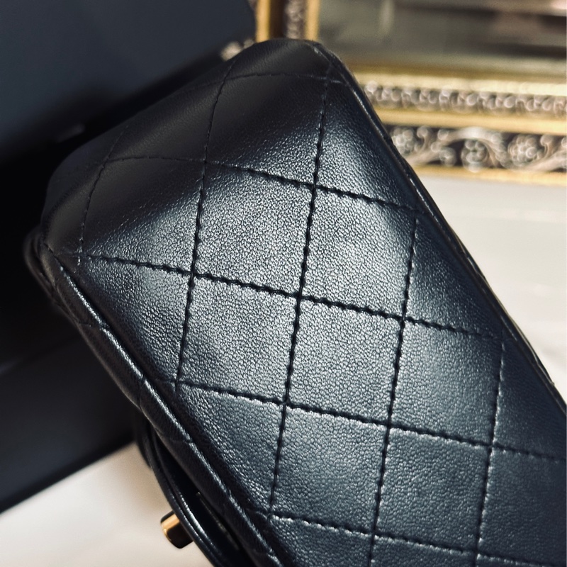 Chanel cf17黑金經典方胖子 芯片款 #全配全膜 #賠售全網最低價割愛 #這裡免配貨-17