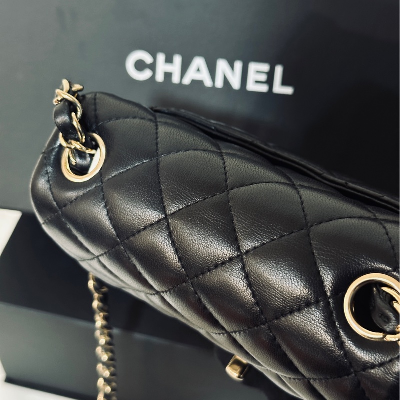 Chanel cf17黑金經典方胖子 芯片款 #全配全膜 #賠售全網最低價割愛 #這裡免配貨-19