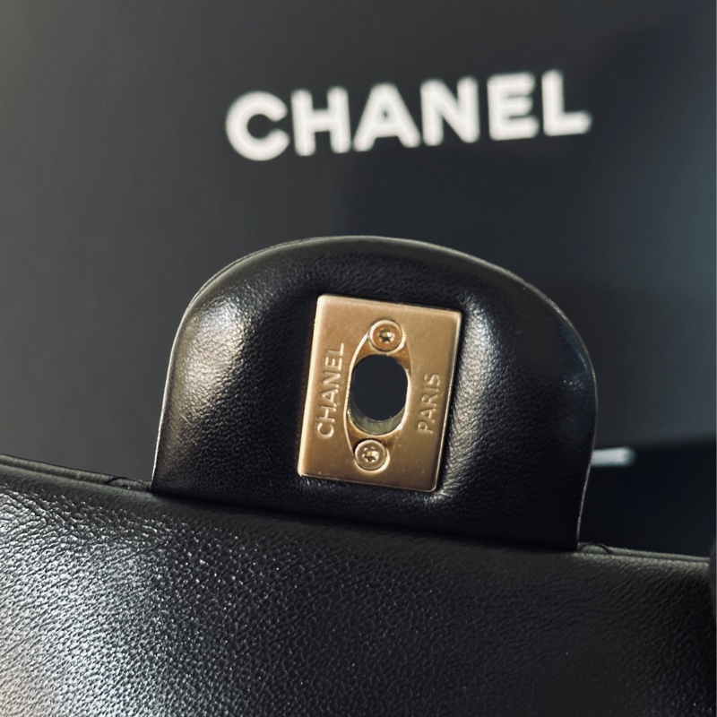 Chanel cf17黑金經典方胖子 芯片款 #全配全膜 #賠售全網最低價割愛 #這裡免配貨-22
