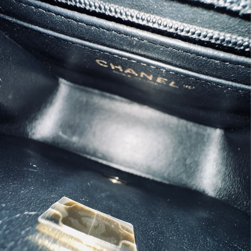 Chanel cf17黑金經典方胖子 芯片款 #全配全膜 #賠售全網最低價割愛 #這裡免配貨-23