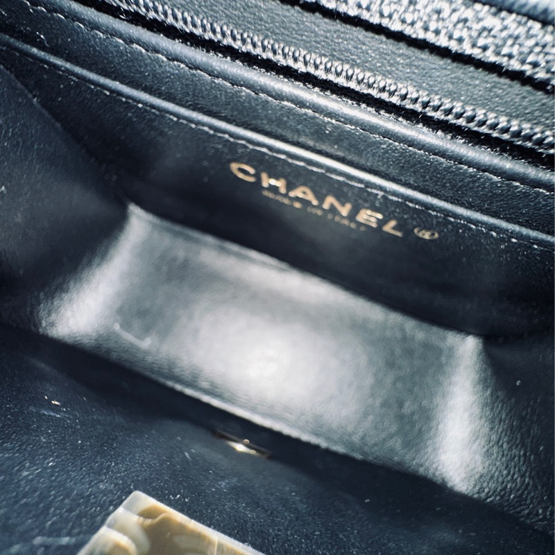 Chanel cf17黑金經典方胖子 芯片款 #全配全膜 #賠售全網最低價割愛 #這裡免配貨-24
