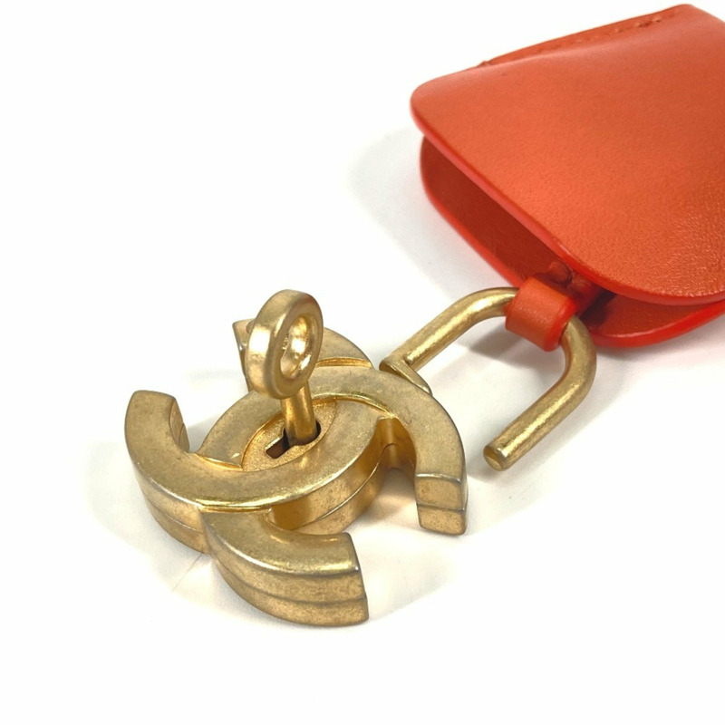 香奈兒 Coco Mark CC Filigree 化妝包，雙向鏈條肩背包，帆布/皮革，女款，紅色，全新-15