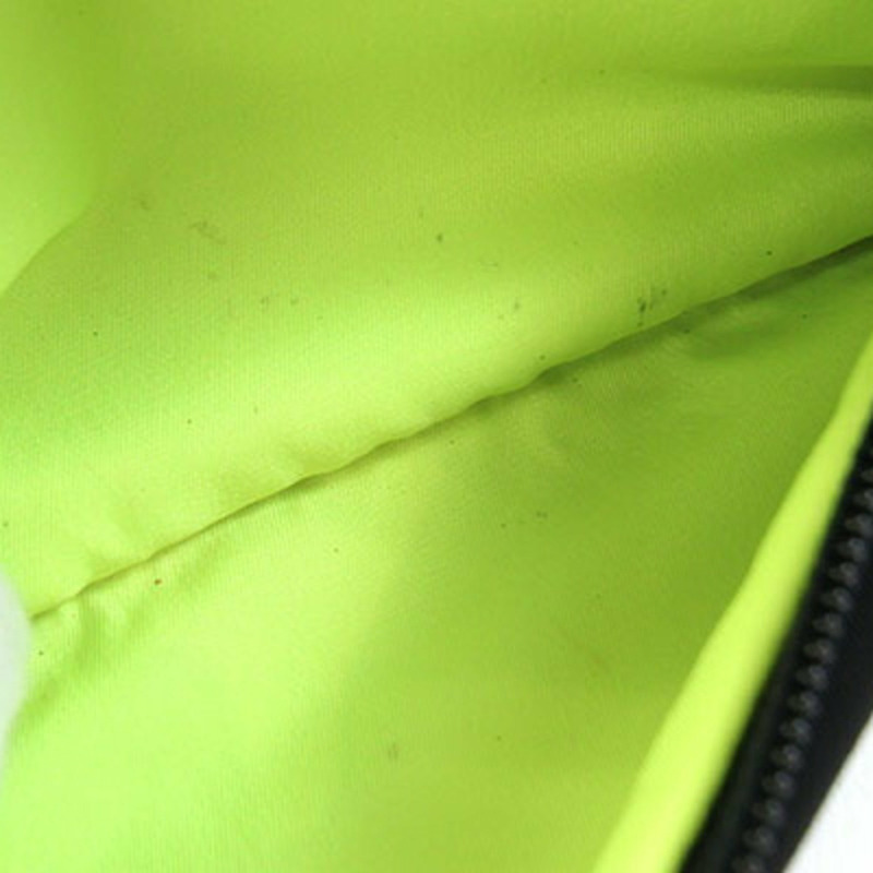 Chanel Sport Line Pouch,黑色/新淺綠色尼龍手拿包/第二個包,帶 Coco 標誌,女士,CHANEL-7