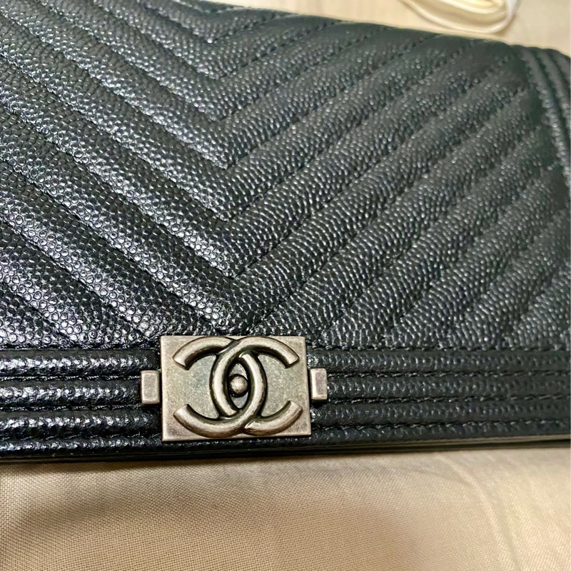 Chanel Boy 長夾 銀扣-3