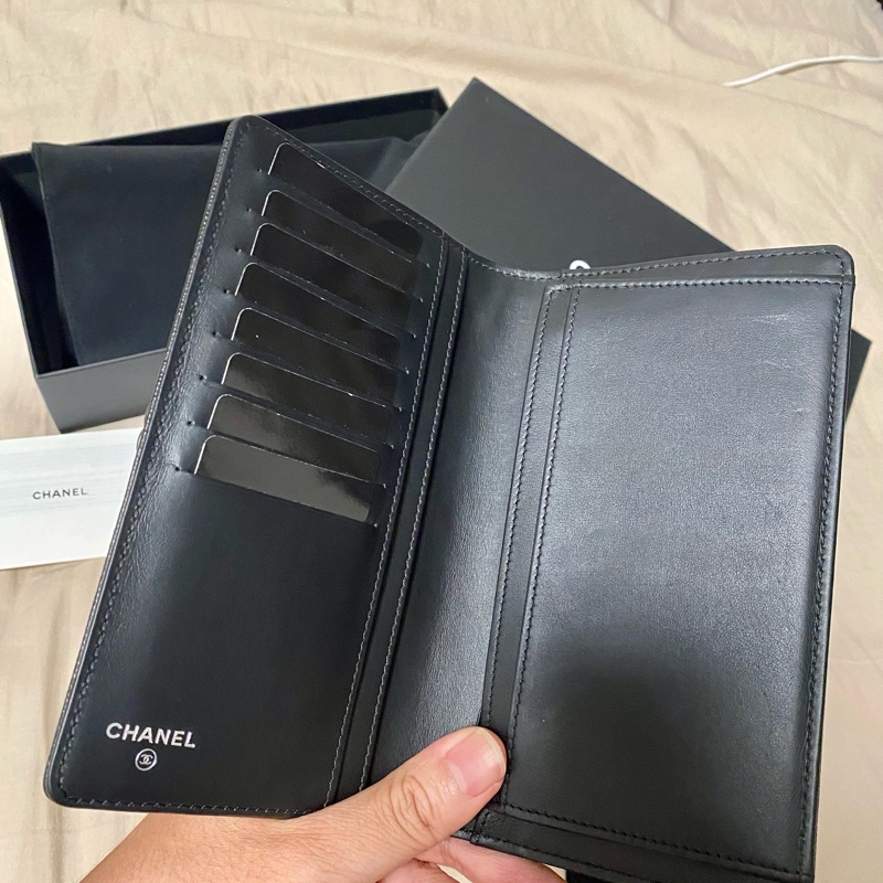 Chanel Boy 長夾 銀扣-4