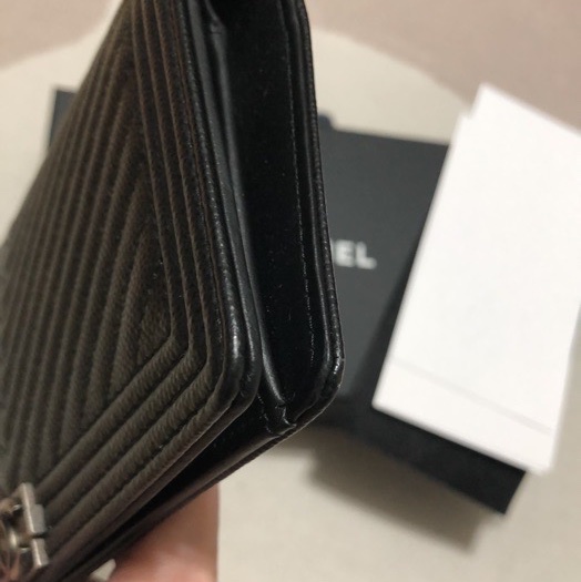Chanel Boy 長夾 銀扣-10