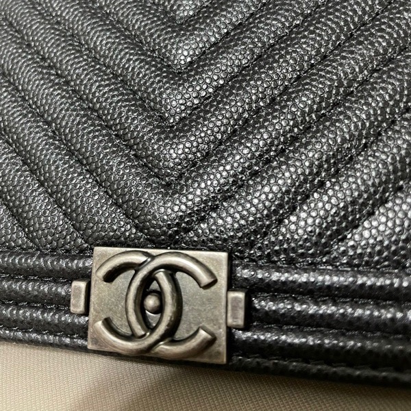 Chanel Boy 長夾 銀扣-11