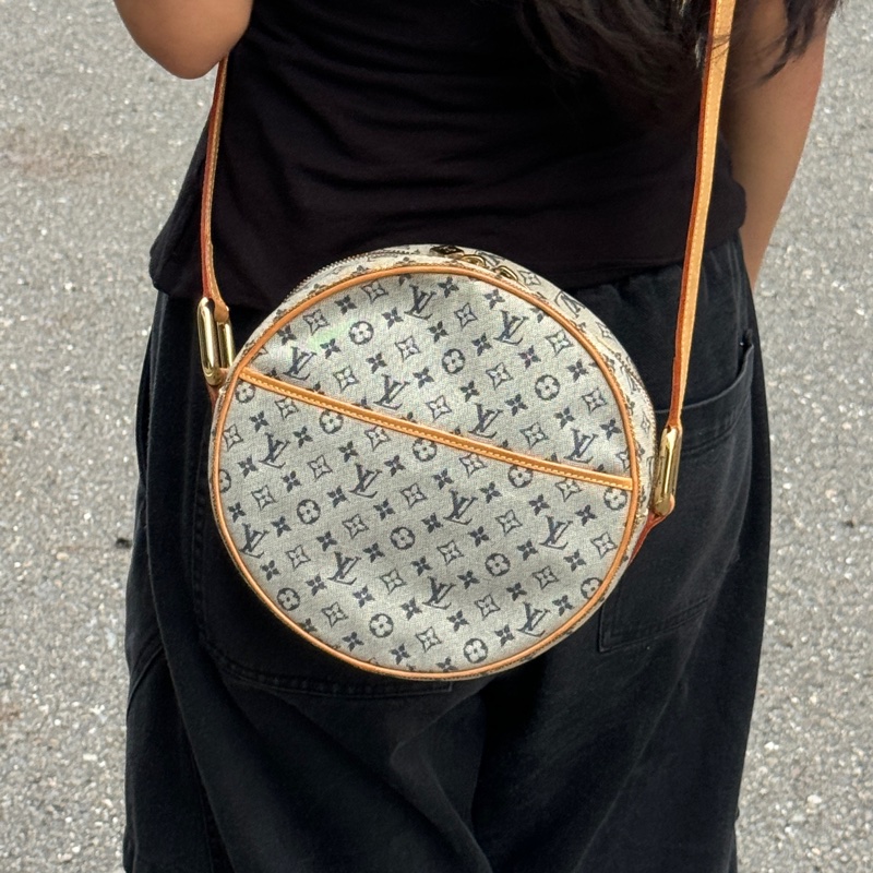 （超稀有⏰） LV 老花圓餅包 斜背包 專櫃10.3萬-0