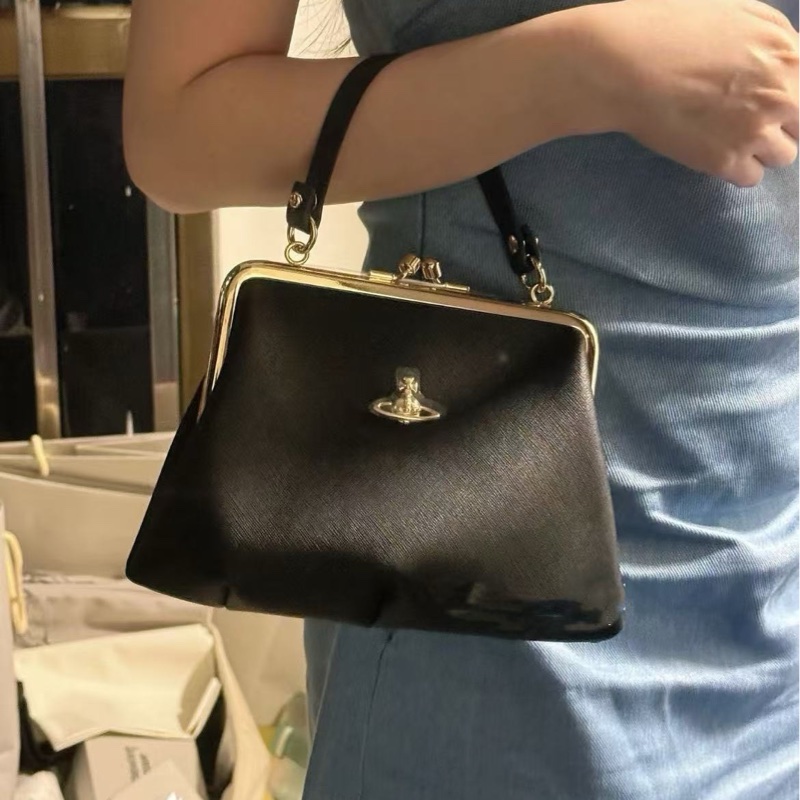 Vivienne Westwood西太后金色鏈條手提/單肩包20*15 cm-3