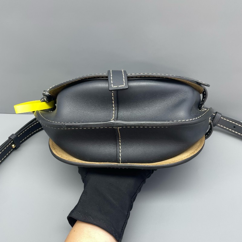 羅意威LOEWE gate馬鞍包深藍色/24*19*11cm 肩背包 斜背包-2