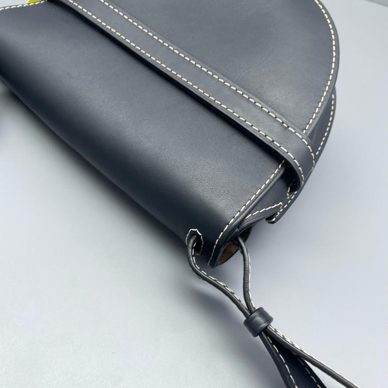 羅意威LOEWE gate馬鞍包深藍色/24*19*11cm 肩背包 斜背包-8