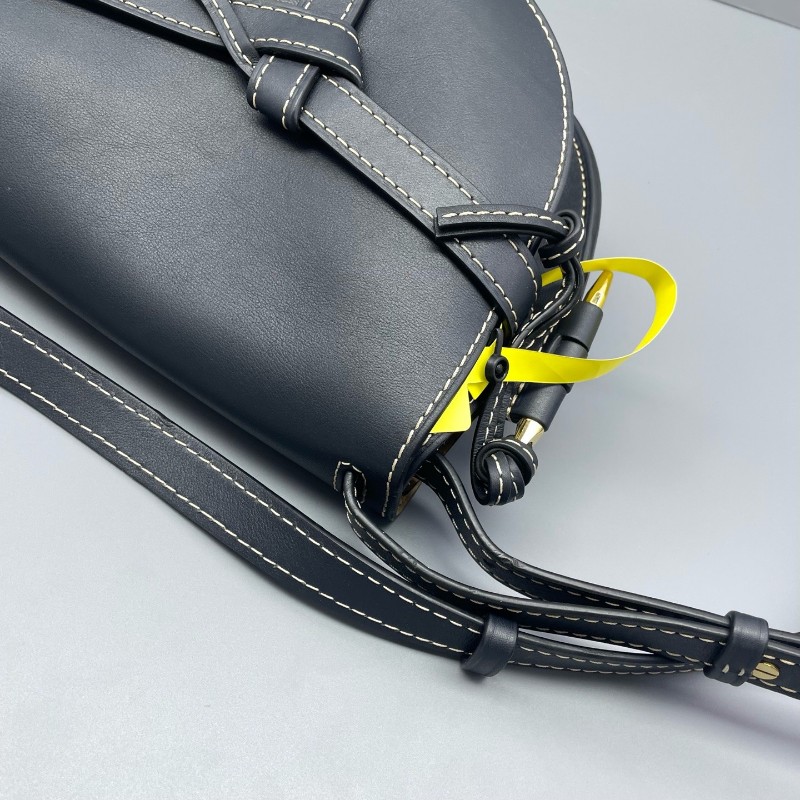 羅意威LOEWE gate馬鞍包深藍色/24*19*11cm 肩背包 斜背包-12