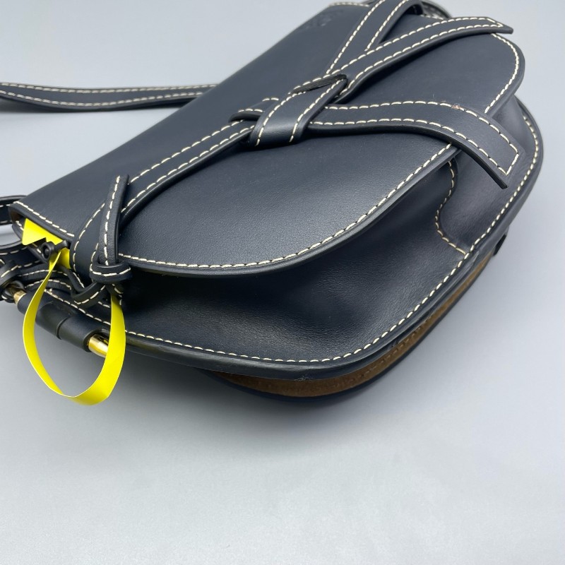 羅意威LOEWE gate馬鞍包深藍色/24*19*11cm 肩背包 斜背包-15