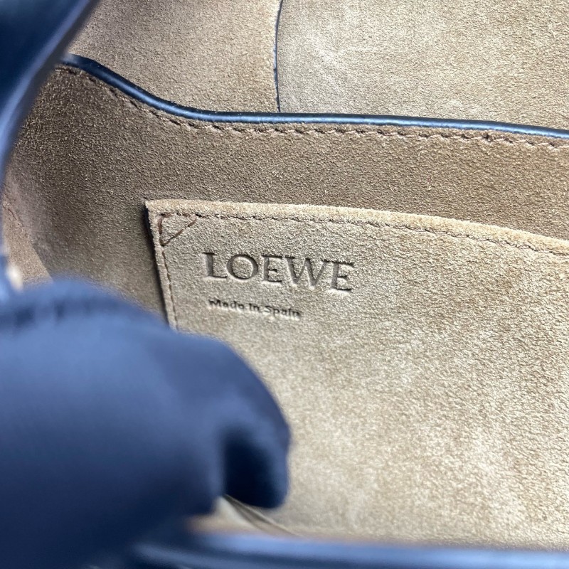 羅意威LOEWE gate馬鞍包深藍色/24*19*11cm 肩背包 斜背包-19