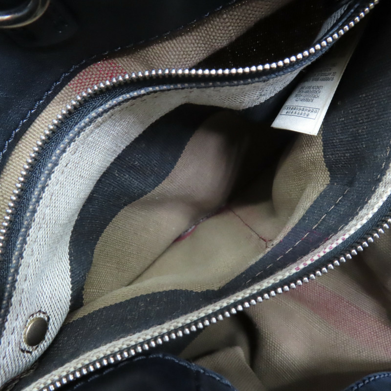 棕色 格紋 帆布 水桶包 肩背包 3945726-6