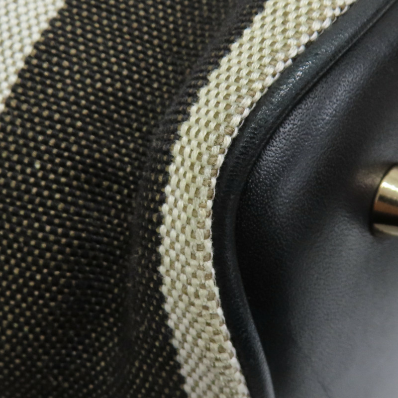 棕色 格紋 帆布 水桶包 肩背包 3945726-14