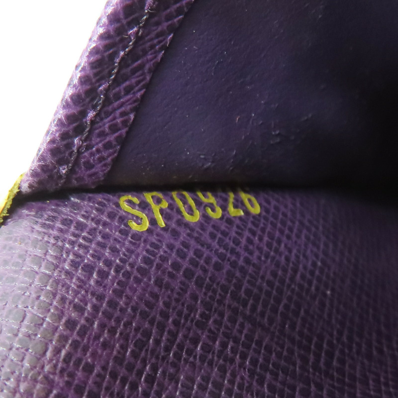 黃色 Epi 水波紋 三折短夾 M63489 M63489-7