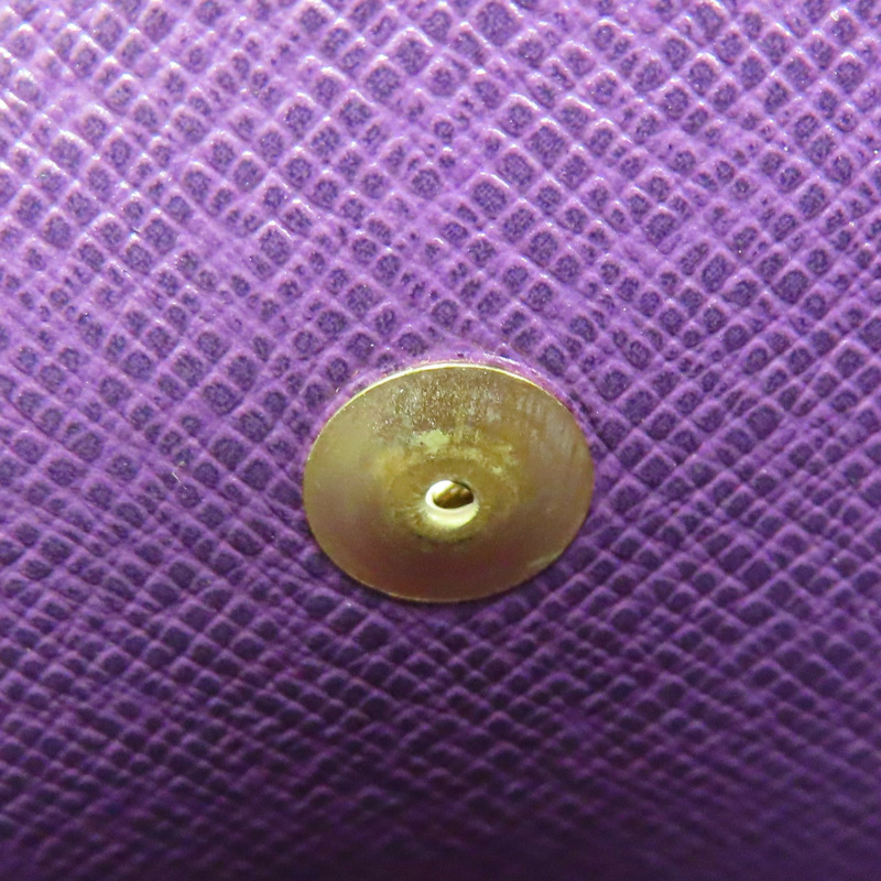 黃色 Epi 水波紋 三折短夾 M63489 M63489-14