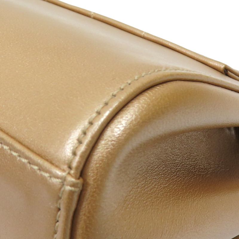 香檳金 皮革 2.55 肩背包-14