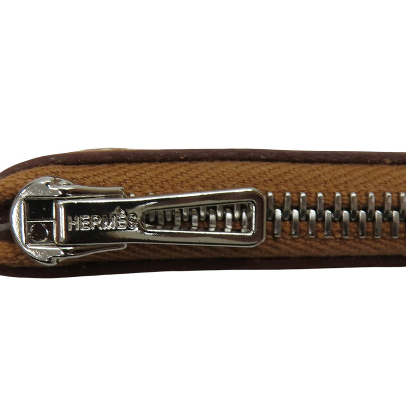 棕色 Epsom牛皮 Constance Slim 中夾 W刻 W-15